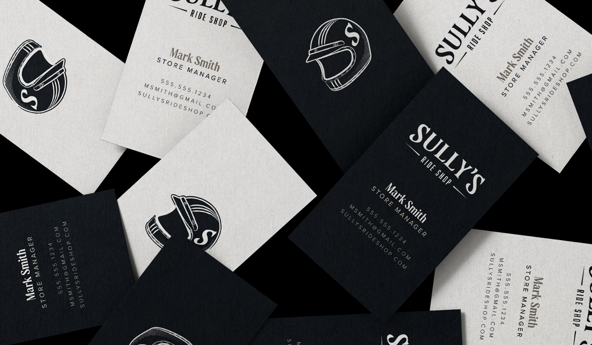 Sullys businesscards mockup